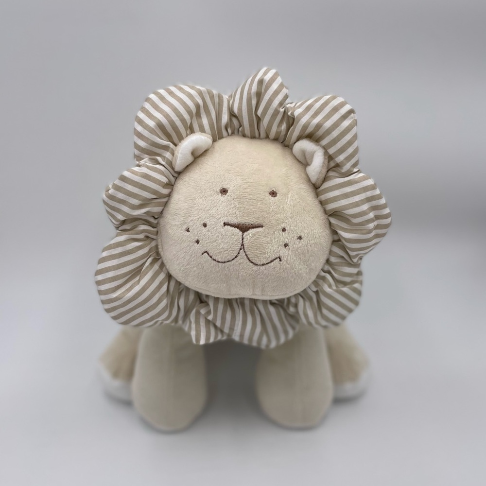 Handmade Striped Lion Plush Toy
